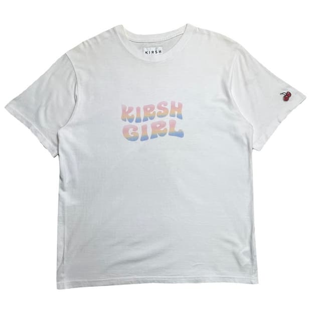KIRSH 그라데이션 로고 반팔 티 1