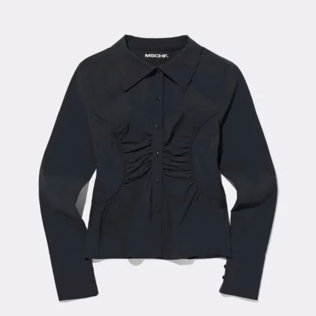 미스치프 셔링 셔츠 차콜