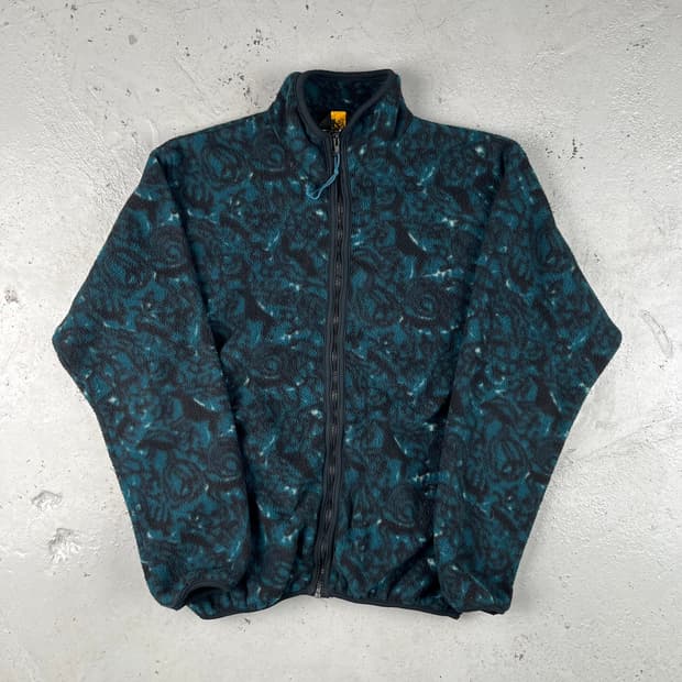 빈티지 Rei 플리스 패턴 폴라텍 집업