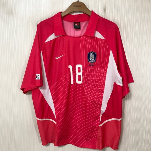 나이키국대 국대KOREA 02-04 축구국대유니폼 L #18 황선홍