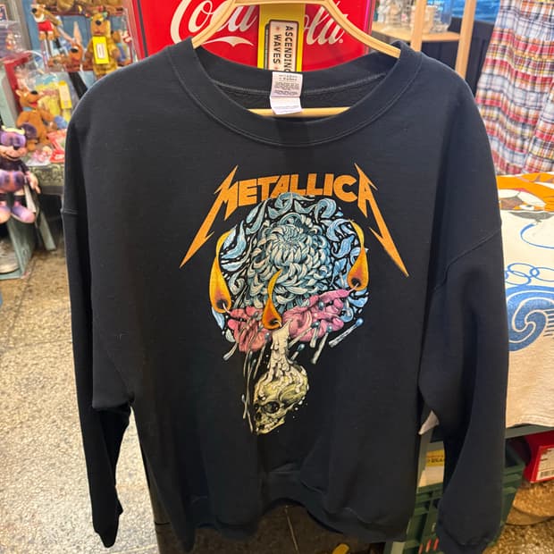 메탈리카 유럽투어 기모 맨투맨