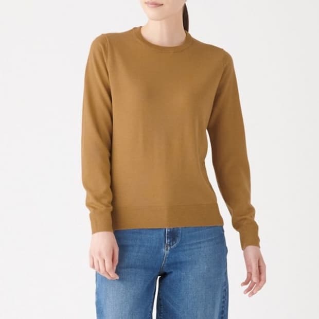 [S] 무인양품 MUJI 모+견 니트