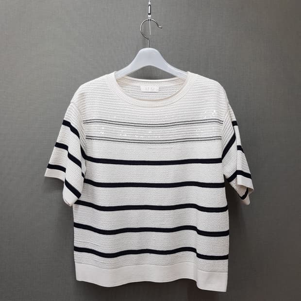 한섬 SJSJ 2024 반팔 니트 F사이즈