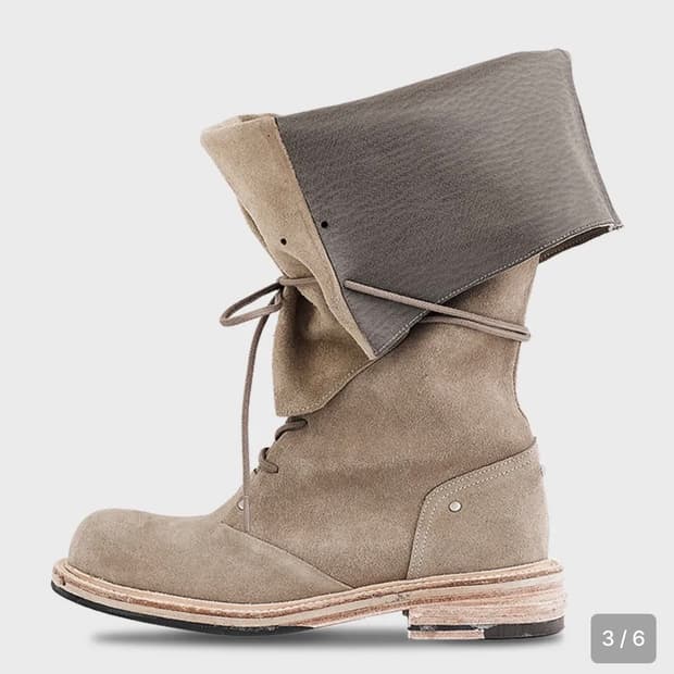 새상품 negativethree folded lace up sand