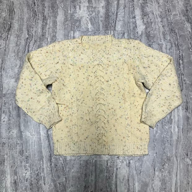 일본빈티지 하구미모리걸 할메카지 니트스웨터