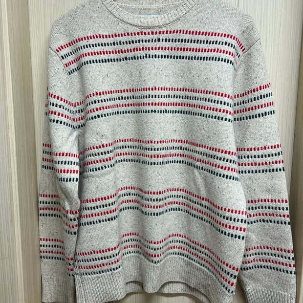 Adsum Flecks Sweater Square Stripe(메리노울)
