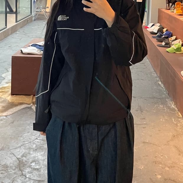 노스페이스 나일론 스티치 바람막이 H508