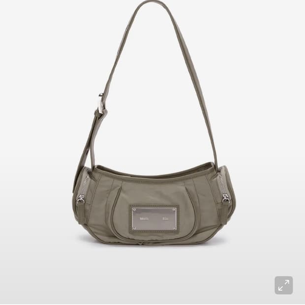 마뗑킴MADELEINE ROUND BAG IN LIGHT KHAKI