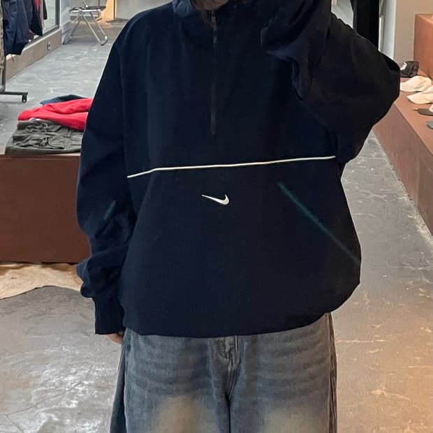 나이키 올드스쿨 사이드라인 아노락 웜업 H2305