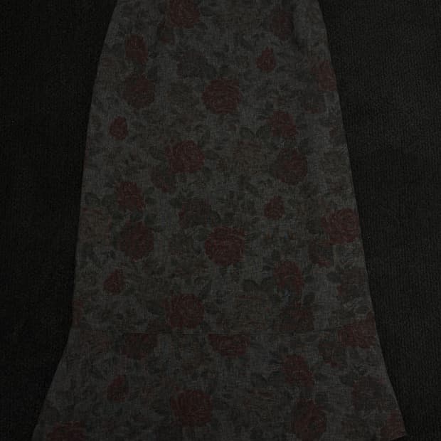 빈티지 페어리 오리엔탈 스커트 큐빈 파우닝 아야즈