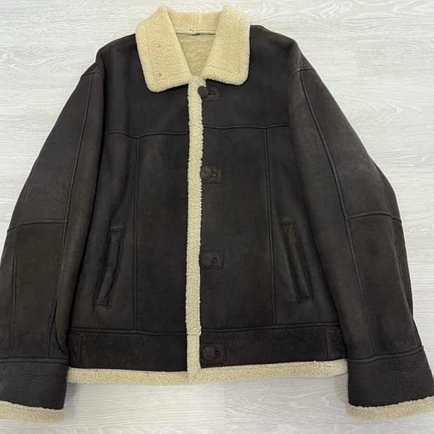 바쏘 양가죽 빈티지 무스탕 105