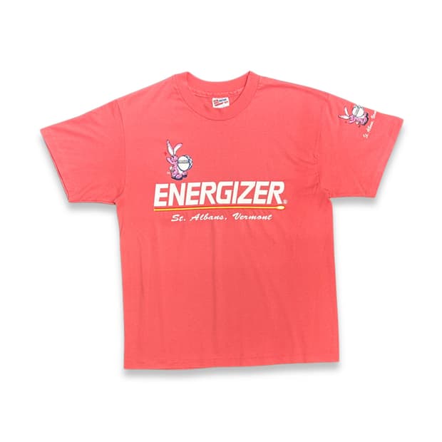 90s Energizer Bunny 프로모 티셔츠 L