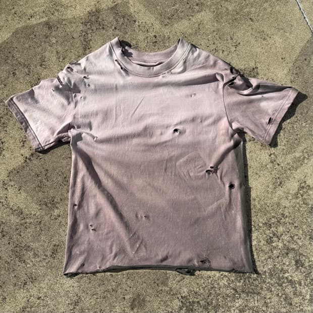 Grunge fading distressed t-shirts