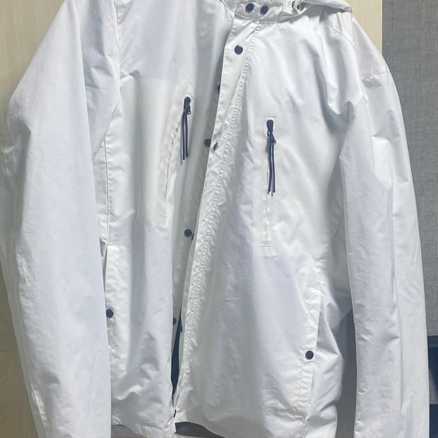C.P. Company 화이트 폴리 오버셔츠