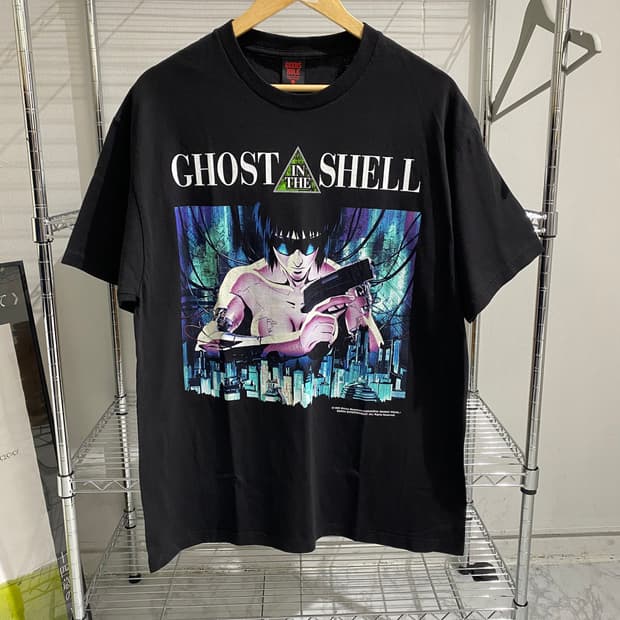긱스룰 공각기동대 오피셜 애니메이션 티셔츠