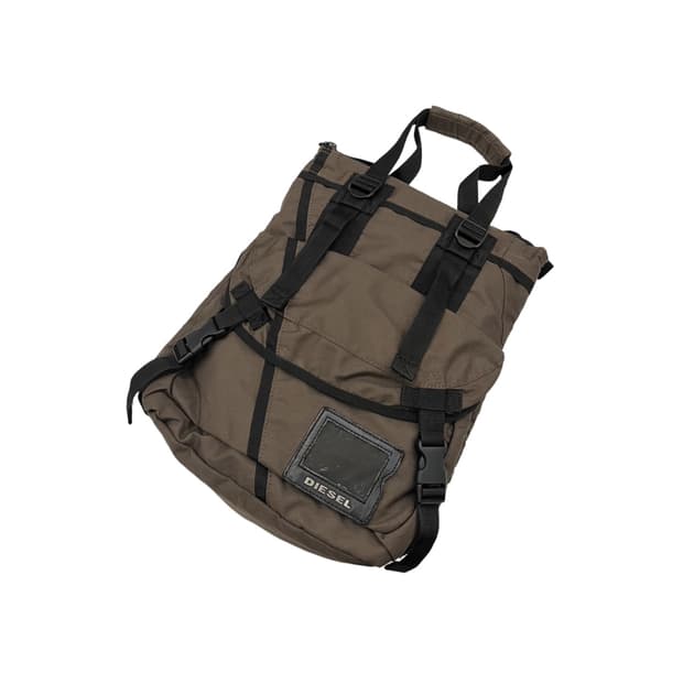 디젤 2웨이 백팩 토트백 브라운