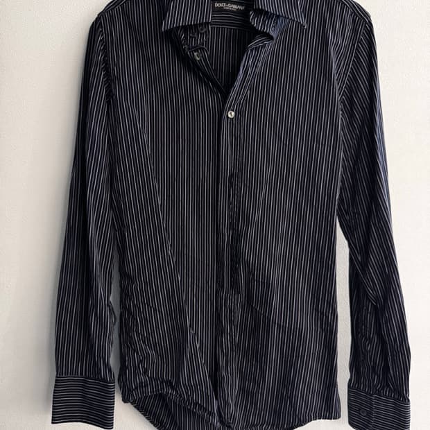 돌체앤가바나 스트라이프 셔츠