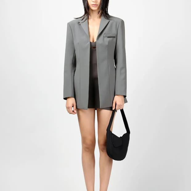HYEIN SEO TRINITY SUIT JACKET_gray 0