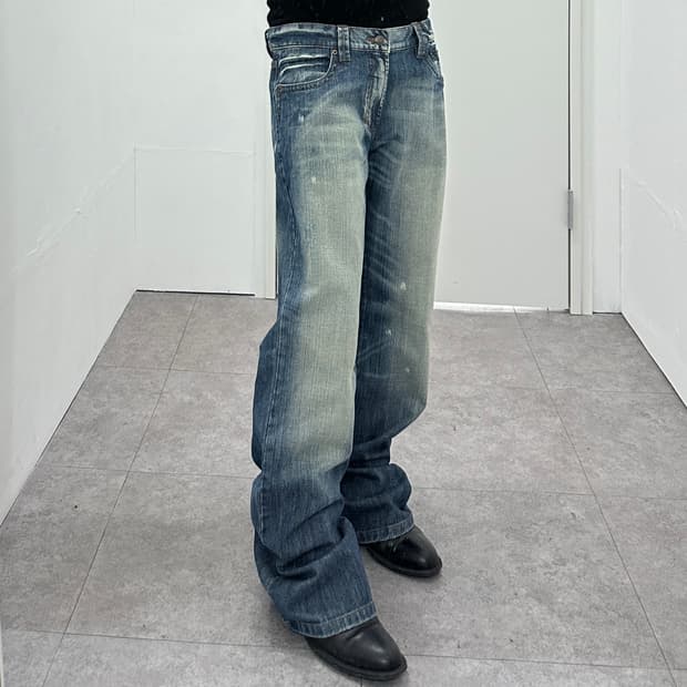 Dickies Distressed Fade Bootcut Denim