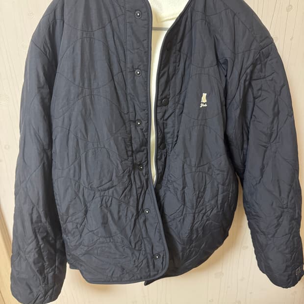 예일 리버시블 웜업 퀄팅자켓