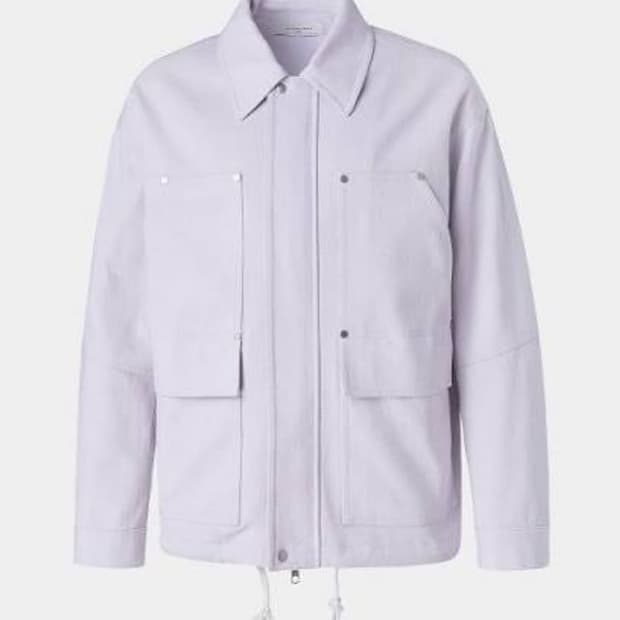 애프터프레이 카펜터 데님 워크자켓 라벤더 m