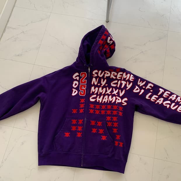 슈프림 리그 후드집업 L