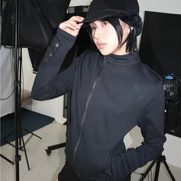 ALTERMASAKI 사선 나폴레옹자켓Masaki Essential J1