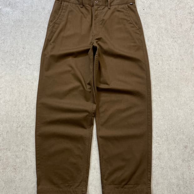 [36] Vans 반스 어센틱 브라운 배기핏 치노팬츠