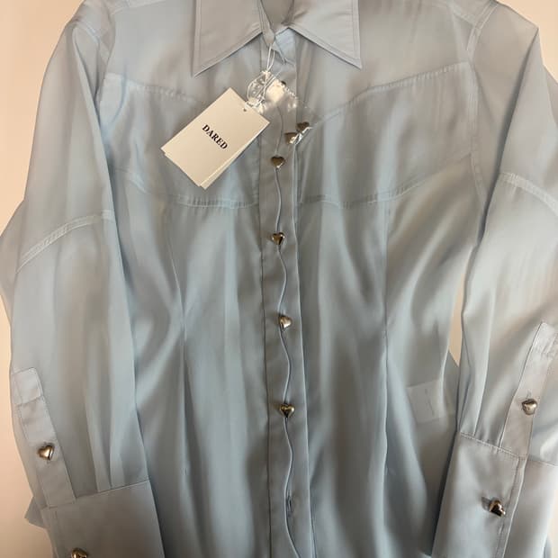 데어드 Dared 하트 버튼 셔츠