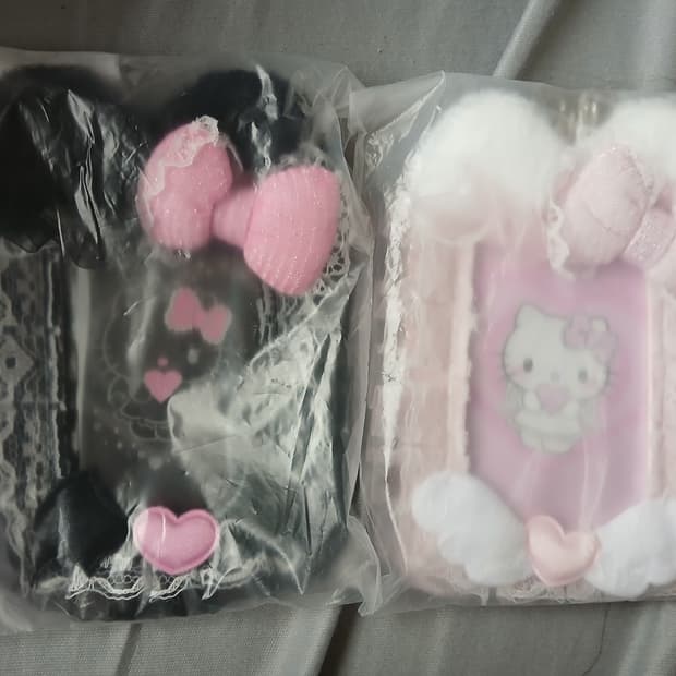 헬로키티 악마 천사 카드홀더 미개봉