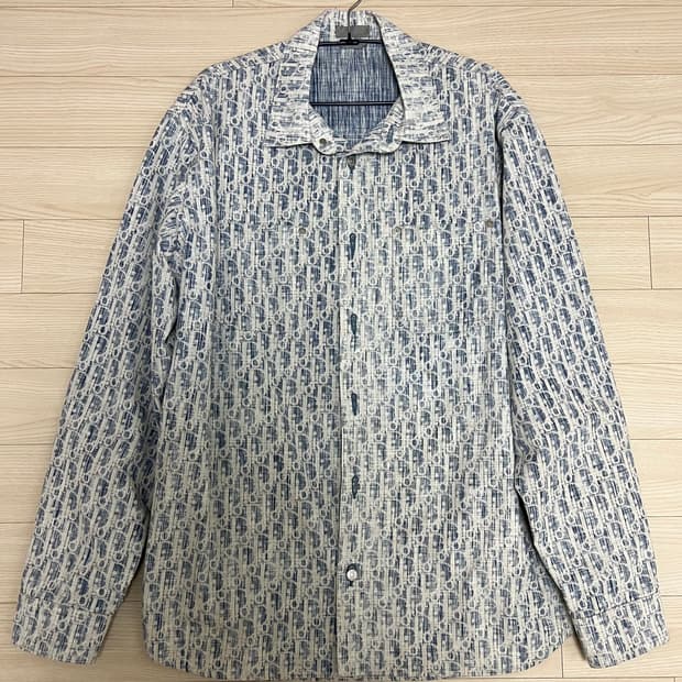 디올 오블리크 데님 셔츠 42