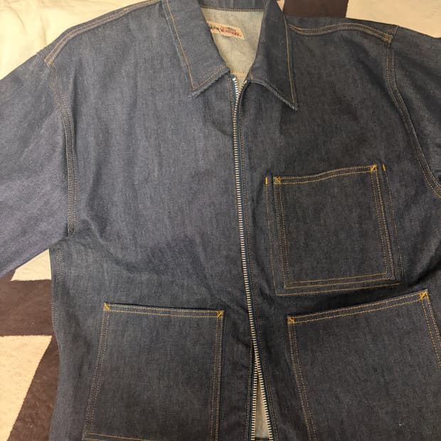 스투시 데님자켓