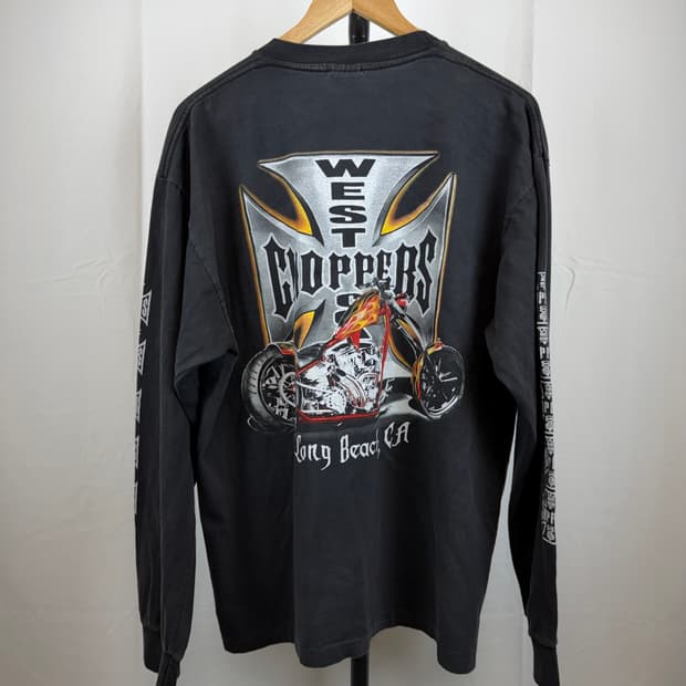 [XL]00's 웨스트코스트차퍼스 롱슬리브 티셔츠 롱비치