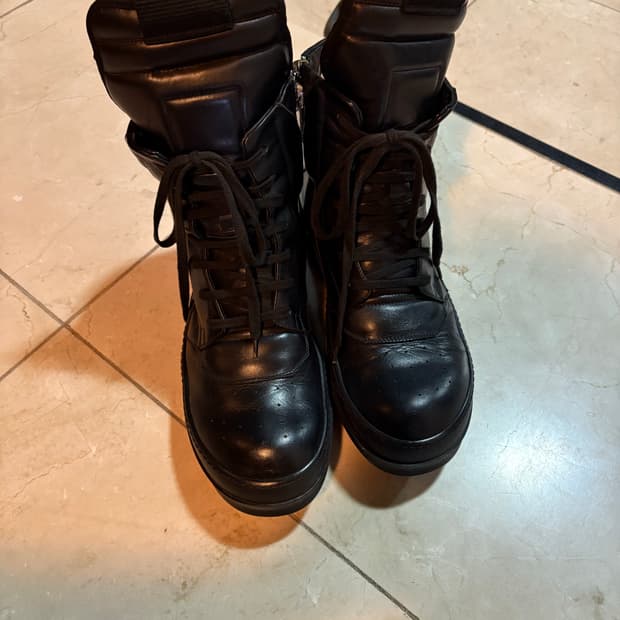 릭오웬스 지오바스켓 올블랙 42.5사이즈