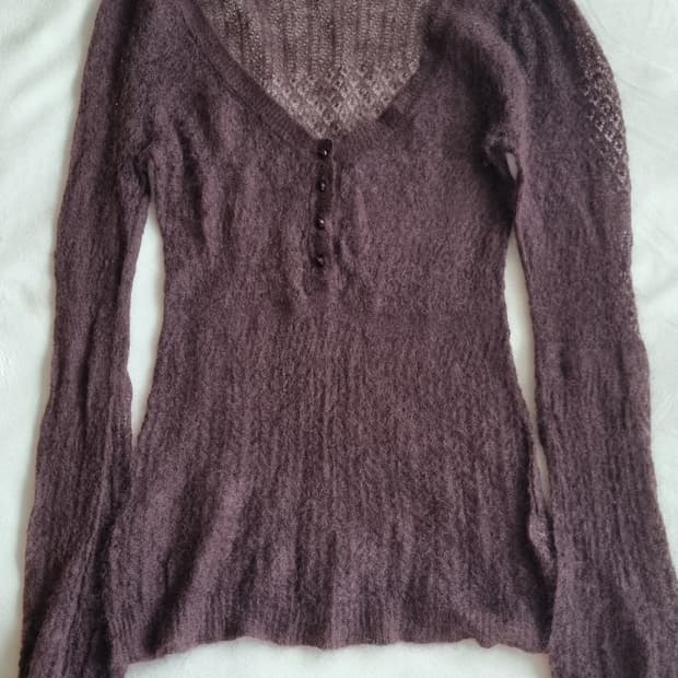 빈티지 모리걸 하구미 니트