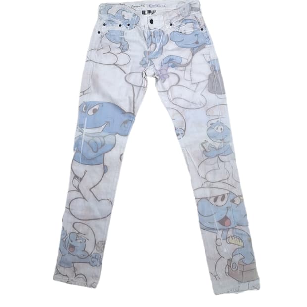 리바이스 511 스머프 커스텀 스키니 진