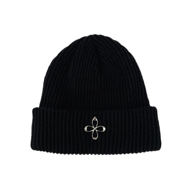 써저리 클로버 로고 ver.2 비니 surgery clover 블랙