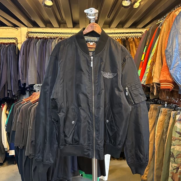 할리데이비슨 퀄팅 라이닝 붐버 자켓