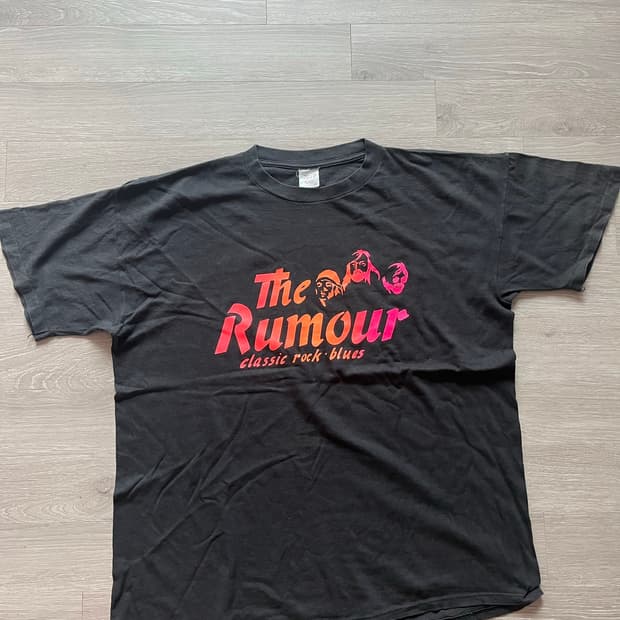 The rumour band vintage t-shirts