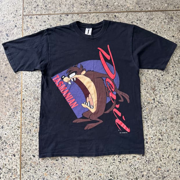 [L] 90s Warner Bros Tasmanian 테즈 반팔티