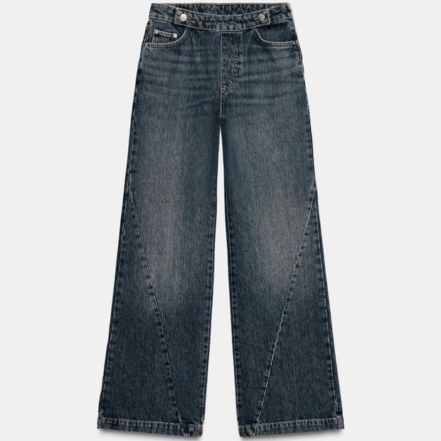 자라 미드라이즈 블루그레이 진