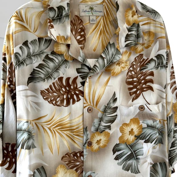 Rayon 100% patterned H/S shirt