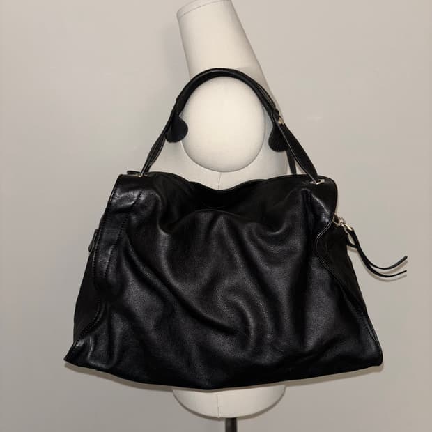 Anna sui black vintage bag 