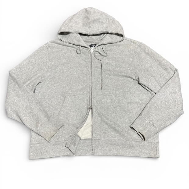 XL 무신사스탠다드 무탠다드 그레이 투웨이 후드집업