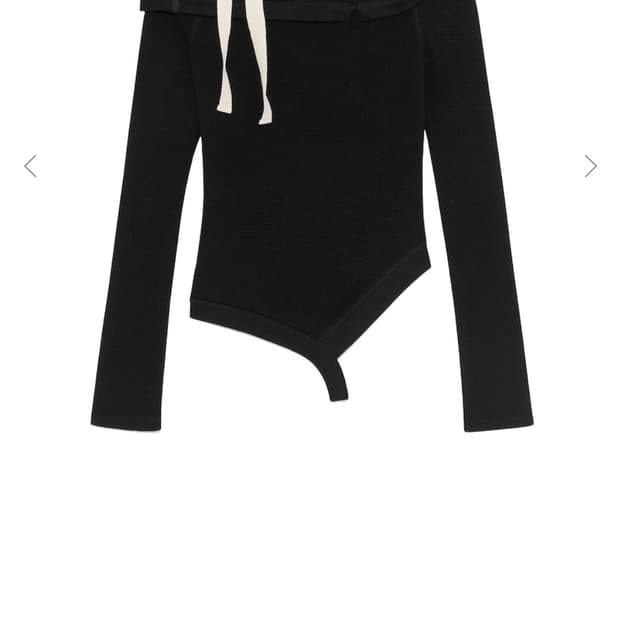 새상품>글로니 데미 컷아웃 롱슬리브