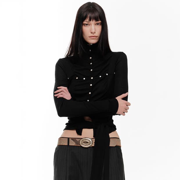 2000Archives Lena Shirring Top