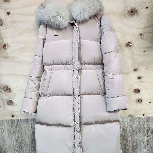 588) 나이스클랍 폭스퍼 오리털 롱패딩