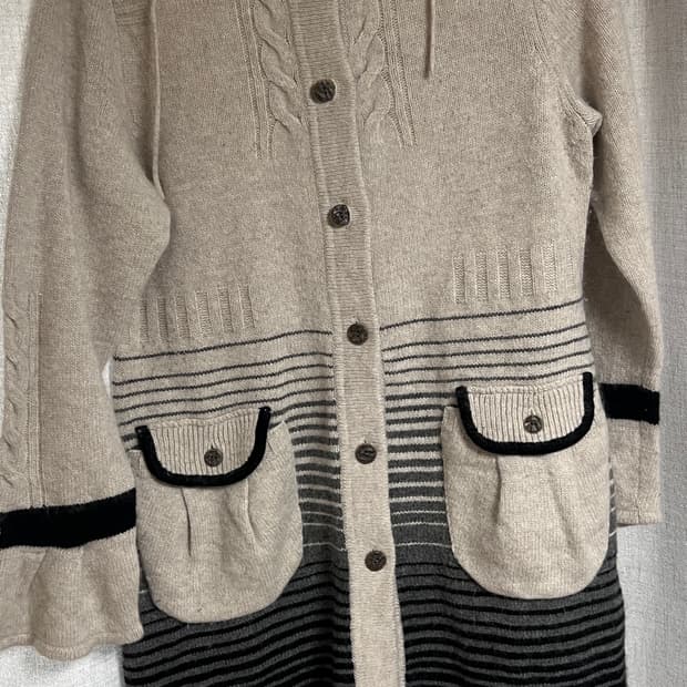 모리걸 니트롱가디건 원피스