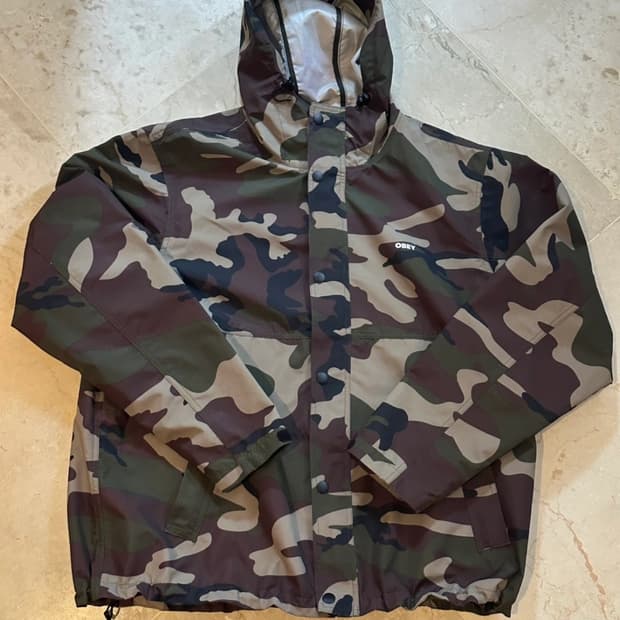 오베이 카모 바람막이 2XL