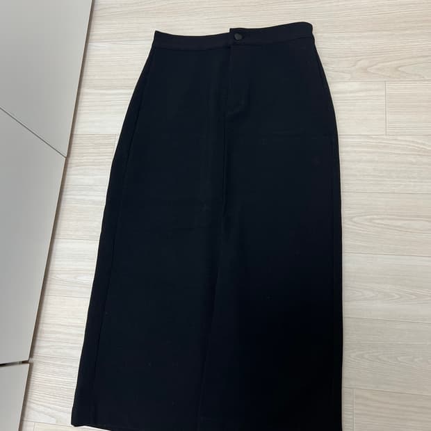 커먼유니크 블랙 롱 스커트 m